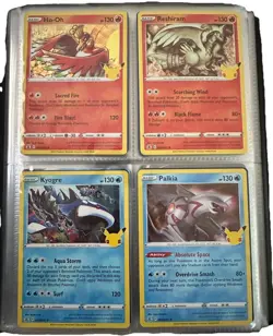 110 Pokemon Card Binder Rayquaza Mega VMAX Pikachu Mew Raging Bolt Ex And More - Image 5