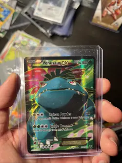 Pokemon TCG Venusaur EX 141/146 XY Base Set Full Art Ultra Rare Holo Card 2014 - Image 1