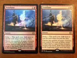 2x Twinflame Lot MTG Double Masters 2022 NM-M 129/331 - Image 1