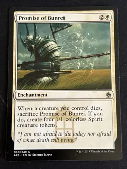 1x Promise of Bunrei (30) Masters 25 LP MTG Magic the Gathering x1 MKE - Image 1