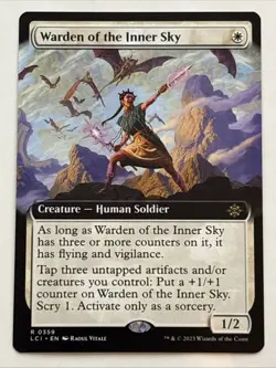 MTG The Lost Caverns of Ixalan Warden of the Inner Sky Extended Art 0359 NM Rare - Image 1