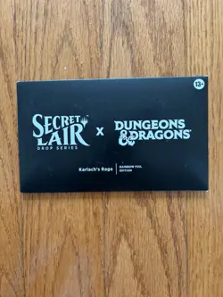 MTG Secret Lair x D&D | Karlach’s Rage | Rainbow FOIL | Sealed | Magic - Image 1