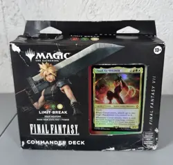 NEW - Magic: The Gathering Final Fantasy VII Commander Deck Limit Break Worn Box - Image 1
