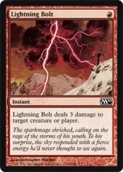 Lightning Bolt - Magic 2010 (M10) #146/249 MTG Magic The Gathering - Image 1