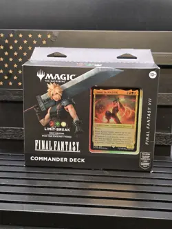 NEW - Magic: The Gathering Final Fantasy VII Commander Deck Limit Break - Sealed - Image 1