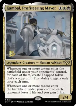 Kambal, Profiteering Mayor [Outlaws of Thunder Junction Prerelease Promos] - Image 1