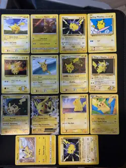 Pokemon TCG Pikachu (Lot Of 14) Mostly Vintage And Mid Era - Image 1