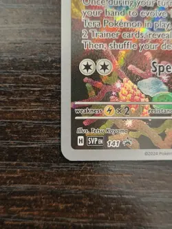 Noctowl 141 Stellar Crown Pokemon Center Stamped ETB Promo - Image 3