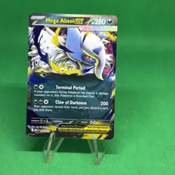 Mega Absol ex 086/132 English Double Rare Pokemon Mega Evolution - PACK FRESH - Image 1