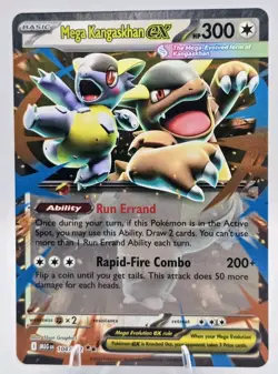 Mega Kangaskhan EX 104/132 - Double Rare - Pokemon Mega Evolution - NM - Image 1