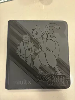 Pokemon Destined Rivals Laser Engraved Vault X Binder The Unlucky Collector - Image 1
