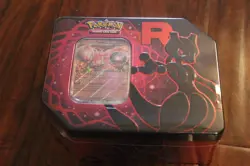 Pokemon Team Rocket Tin Mewtwo Ex #2 - Image 1