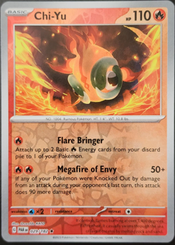 Chi-Yu 029/182 | Paradox Rift | Pokemon TCG Reverse Holo NM - Image 1