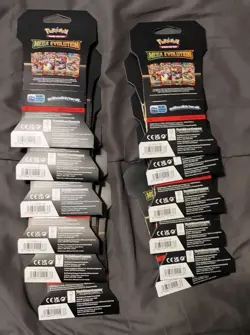 Pokemon TCG Lot of (12) Mega Evolution Sleeved Booster Pack - Image 2
