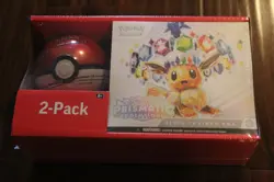 Pokemon Prismatic Evolutions Elite Trainer Box ETB + Pokeball (Sams Bundle) - Image 1