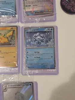 Pokemon 2025 Holiday Calendar Stamped Promos COMPLETE SET OF 8 SEALED + Stickers - Image 5