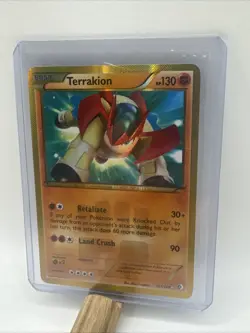 Pokemon TCG Terrakion Boundaries Crossed 151/149 Holo Secret Rare | NM - Image 2