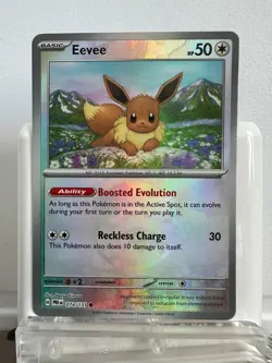 Evee 074/131 Pokeball Pattern NM - Pokemon TCG SV Prismatic Evolutions - Image 1