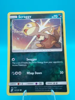 Scraggy 137/236 Sm-Unified Minds Pokemon TCG Reverse Holo Near Mint/Mint - Image 1