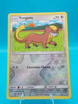Yungoos 180/236 Sm-Unified Minds Pokemon TCG Reverse Holo Near Mint/Mint - Image 1