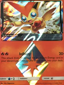 Pokemon TCG Victini Prism Star 7/70 Dragon Majesty Holo Rare NM - Image 2