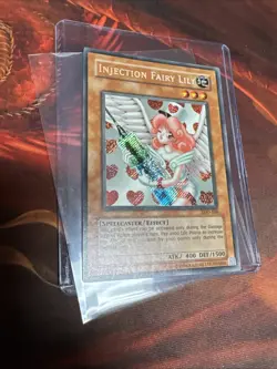 Injection Fairy Lily LOD-100 Yugioh Legacy Of Darkness Secret Rare Holo Nm - Image 5