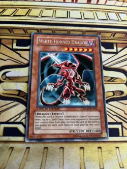 Yugioh White-Horned Dragon MDP2-EN006 Rare - Image 1