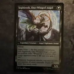 Magic the Gathering Sephiroth Fabled Soldier Final Fantasy Card NM Condition - Image 2