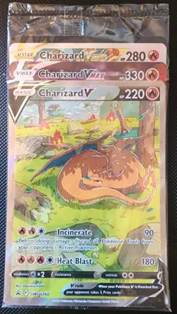 Pokemon Charizard UPC Ultra Premium Collection 3 Black Star Promo Cards *SEALED* - Image 1