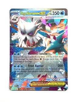 Mega Abomasnow ex 036/132 Pokemon TCG Mega Evolutions Double Rare Pokemon Card - Image 1