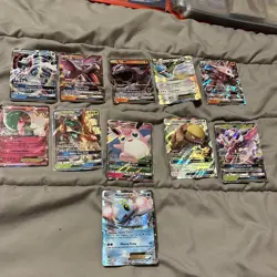 11 Pokemon Card Lot GX And Ex - Image 1