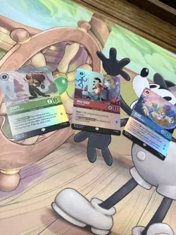 Disney Lorcana: Fabled Epic Cards Max Goof , Alice And Goofy - Image 1