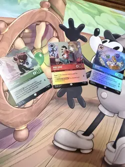 Disney Lorcana: Fabled Epic Cards Max Goof , Alice And Goofy - Image 2