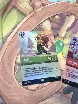 Disney Lorcana: Fabled Epic Cards Max Goof , Alice And Goofy - Image 3