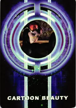 CATWOMAN Cartoon Beauty HOLOGRAPHIC Goddess Story Custom Art Collectible Card - Image 2