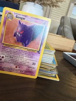 Pokemon TCG Gengar Fossil 20/62 Non-Holo Rare Card Vintage 1999 - Image 3