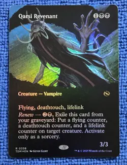 MTG 1X Qarsi Revenant Borderless Foil Tarkir: Dragonstorm, TDM - Image 1