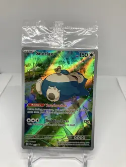 Snorlax SVP 051 Scarlet & Violet 151 Sealed Promo Near Mint Trading Card Game - Image 1