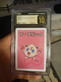 2019 POKEMON JAPANESE PLAYING CARDS OLD MAID JIGGLYPUFF CGC 10 PRISTINE - Image 1