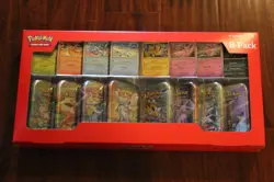 Pokemon Prismatic Evolutions 8 mini tins with promo cards (Costco Bundle) #2 - Image 1