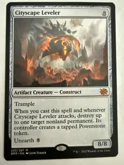 MTG: Cityscape Leveler Card Regular The Brothers' War 233/287 - NM - Image 1