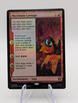 Magic the Gathering Spiderman | Maximum Carnage FOIL | Pack fresh NM - Image 1