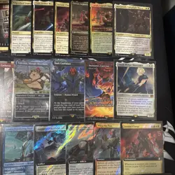 MTG - Magic Universes Beyond CLOUD - Fallout Surge Foils - ACR & PIP 40 Card Lot - Image 2