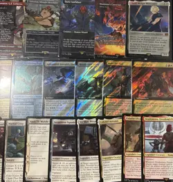 MTG - Magic Universes Beyond CLOUD - Fallout Surge Foils - ACR & PIP 40 Card Lot - Image 3