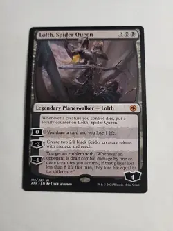 Lolth Spider-Queen x1 MTG ENGLISH Rare -- Check My Store! - Image 1