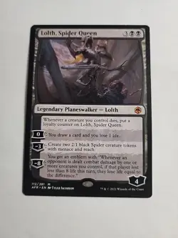 Lolth Spider-Queen x1 MTG ENGLISH Rare -- Check My Store! - Image 2