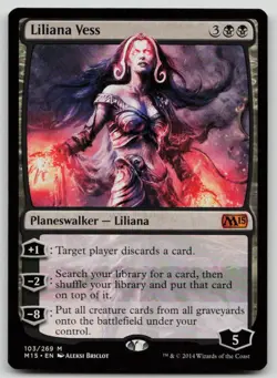 Liliana Vess M Magic 2015 (M15) 103 NM - Image 1