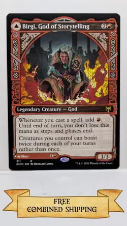 Birgi, God of Storytelling (Showcase) Kaldheim Regular - Image 1