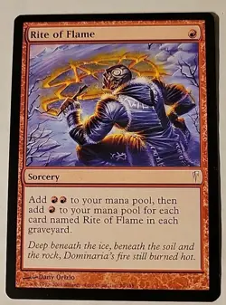 Rite of Flame Coldsnap Regular Magic Mtg Red NM-LP 1x - Image 1