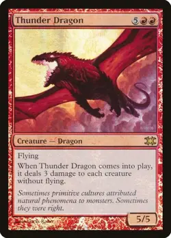 Thunder Dragon FOIL LP #14 From the Vault: Dragons MTG - Image 1